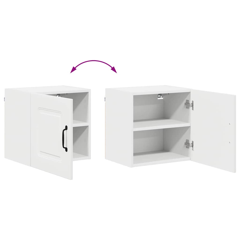 Küchenhängeschrank mit Regal Weiß 40 x 31 x 40 cm Holzwerkstoff